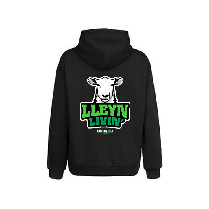 Adults Lleyn Livin' Hooded Sweatshirt - Black