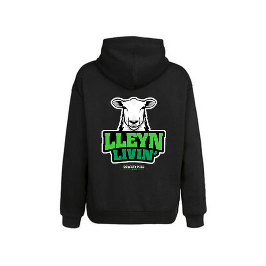 Adults Lleyn Livin' Hooded Sweatshirt - Black